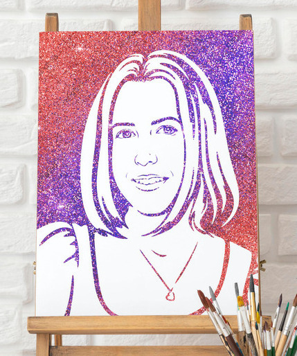 Флип-флоп на холсте Заказать флип-флоп на холсте